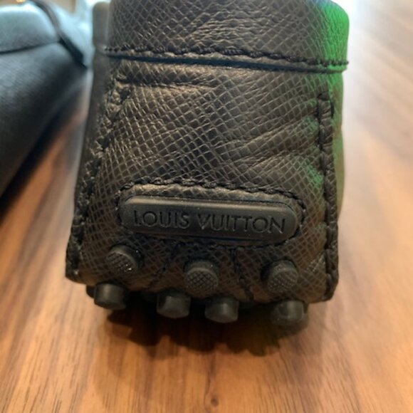 Louis Vuitton Men's Hockenheim Black Leather Loafers - Picture 7 of 9